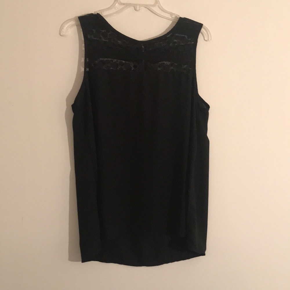 black tank blouse